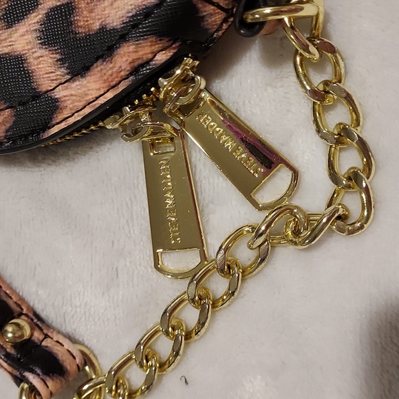 NWOT Women's Steve Madden Crossbody Handbag Leopard Print - Picture 4 of 11